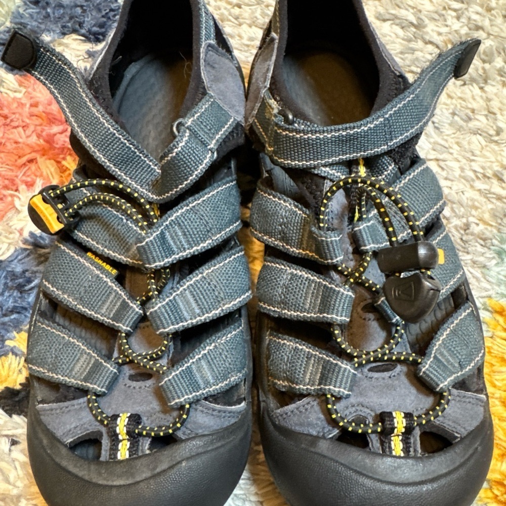 Keen “Big Kids” Closed Toe‎ Navy Blue Sandals